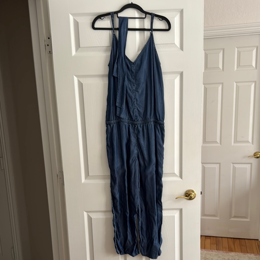 Tommy Bahama Chambray Sleeveless Jumpsuit